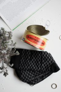 Ponožky v konzervě Surströmming (dámské, vel. 36 - 40)