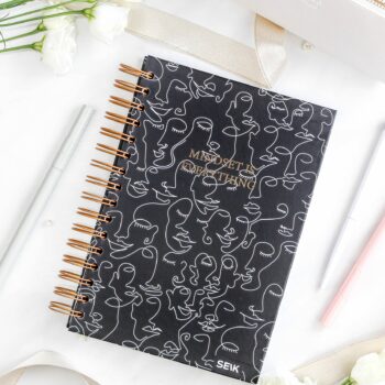 Bullet journal / zápisník s tečkami (pevné desky) - Mindset