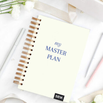 Školní plánovač Happy Calendar s kroužkovou vazbou 26/27 - my master plan