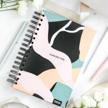 Bullet journal / zápisník s tečkami (pevné desky) - I can do this