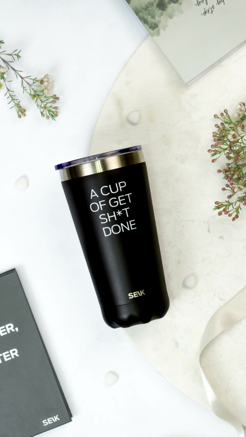 SEIK Termohrnek - A cup of get sh*t done (350 ml)