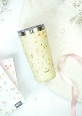 SEIK Termohrnek - Flowers (350 ml)