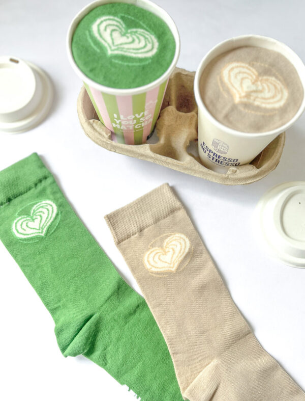 I love you so matcha ponožky - Image 2