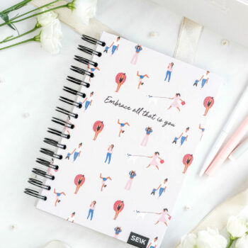 Bullet journal / zápisník s tečkami (pevné desky) - embrace you