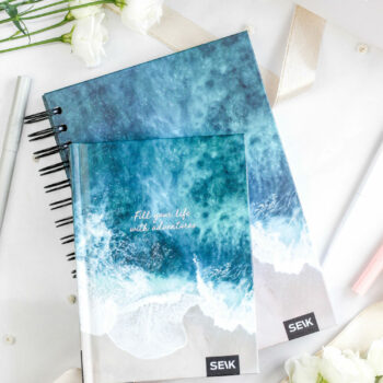 Bullet journal / zápisník s tečkami (pevné desky) - adventures