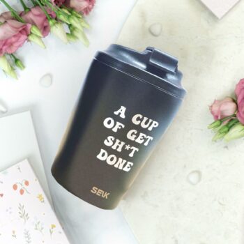 SEIK Termohrnek/hrnek na kávu – get sh*t done (350ml)