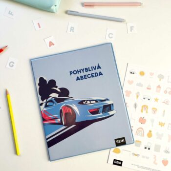 Pohyblivá abeceda - sportovní auto