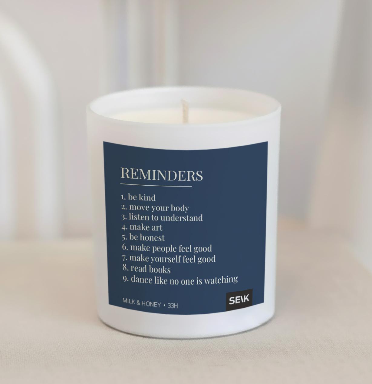 Svíčka pro štěstí – Reminders