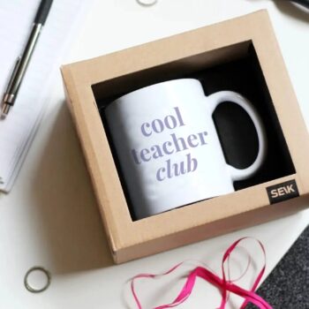 Designový hrnek "cool teacher club"