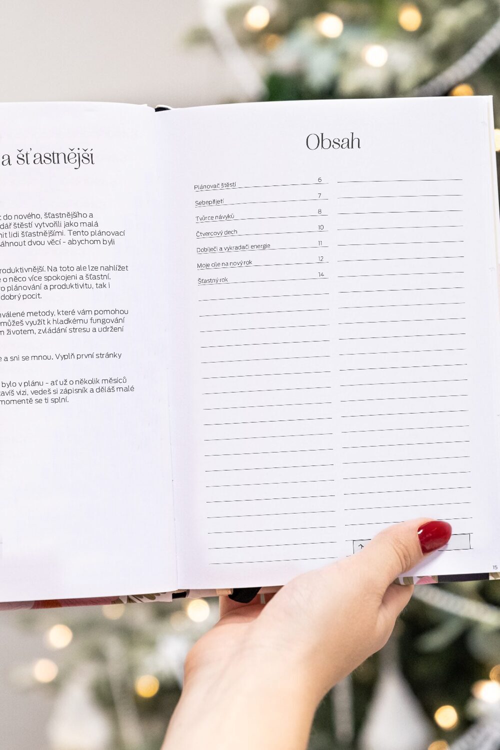 PLÁNOVAČ HAPPY CALENDAR S PEVNOU VAZBOU 2027- A year of blooming - Obrázek 7