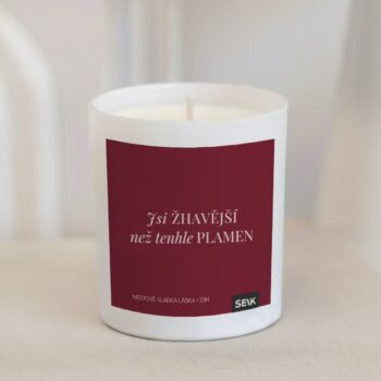 Šťastná svíčka - jsi žhavější než tenhle plamen