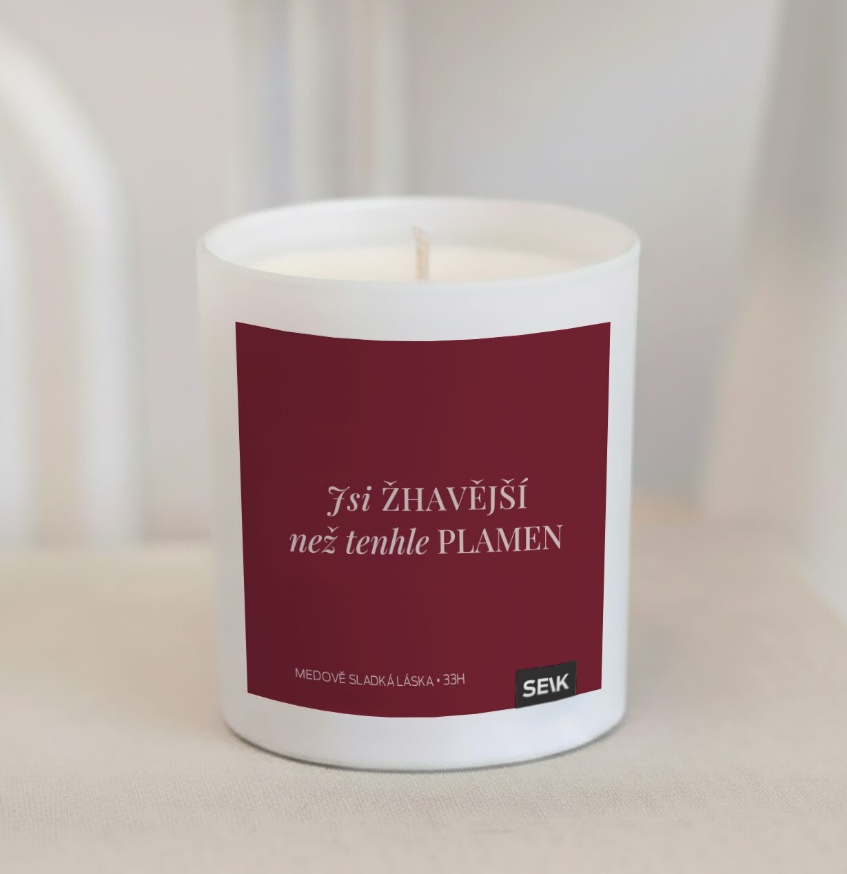 Šťastná svíčka - jsi žhavější než tenhle plamen