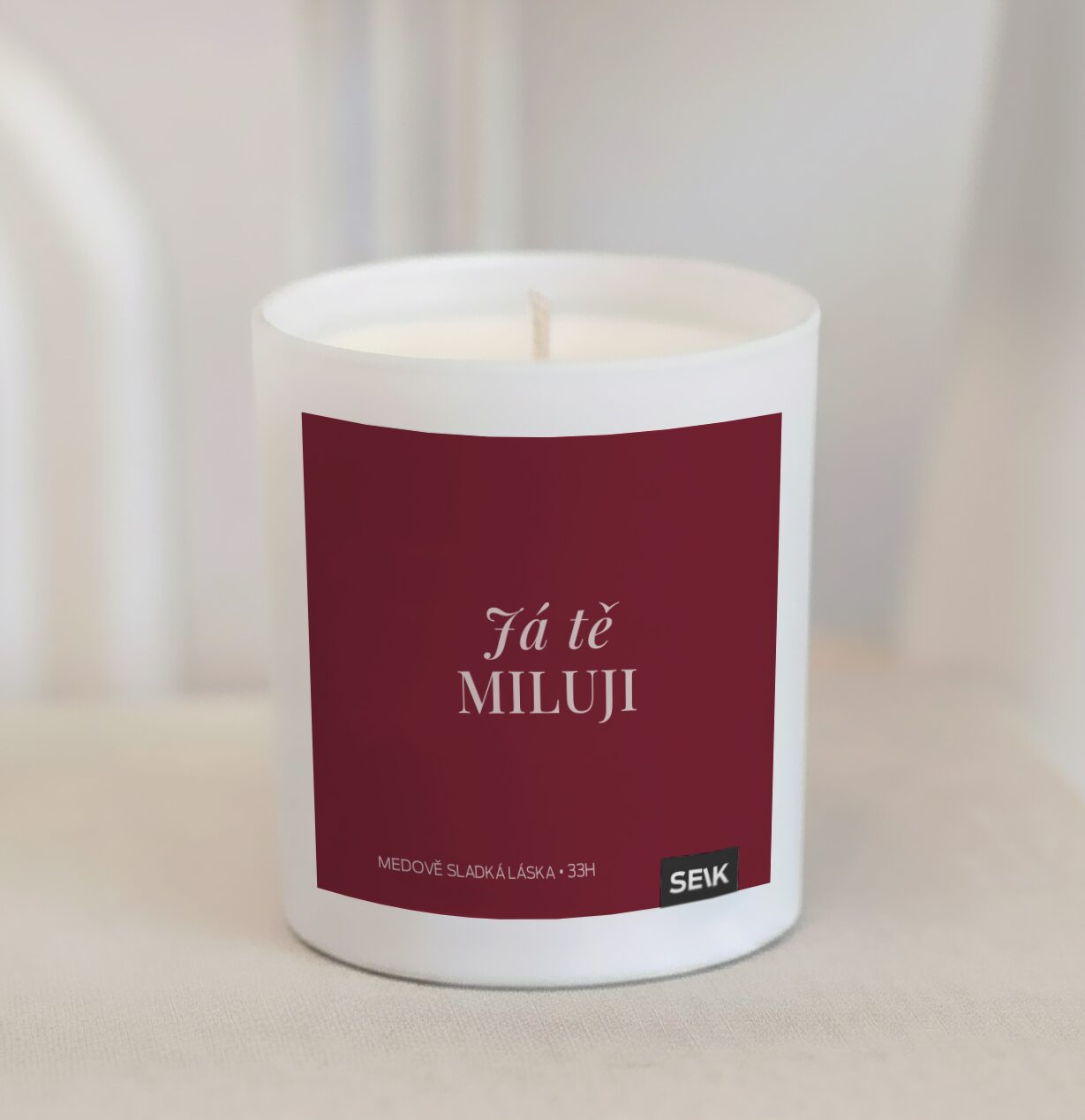 Šťastná svíčka - já tě miluji