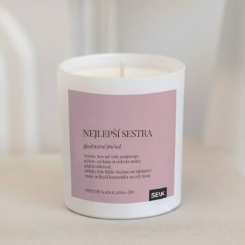 Šťastná svíčka - nejlepší sestra